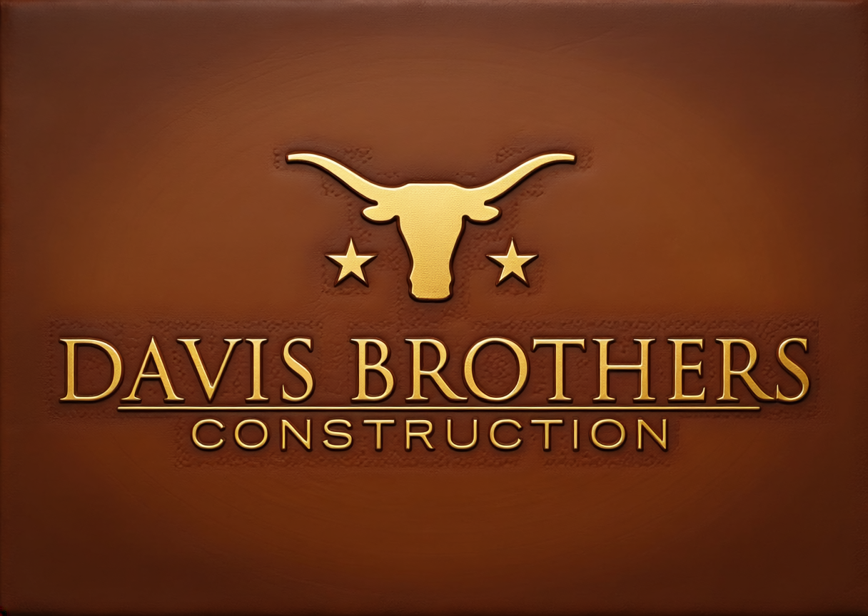Rendered Davis Brothers Construction master logo