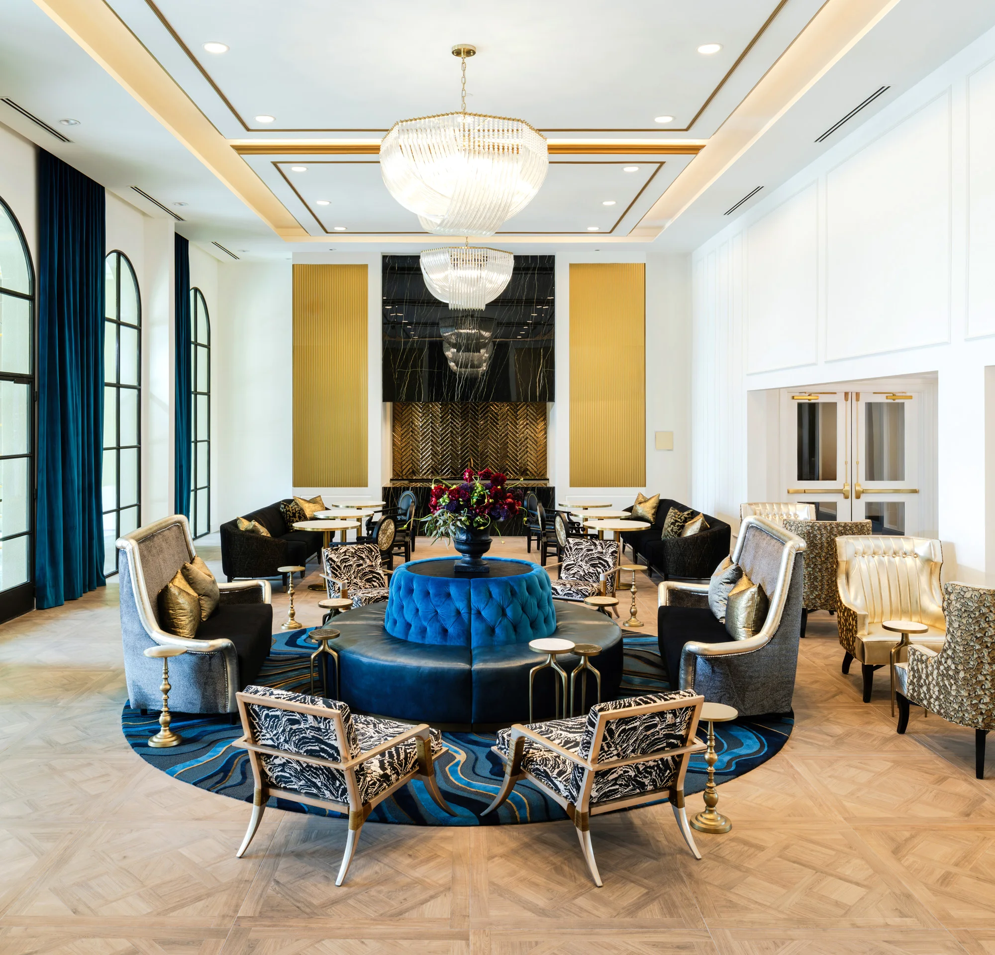 The Heron client-supplied amenity interior